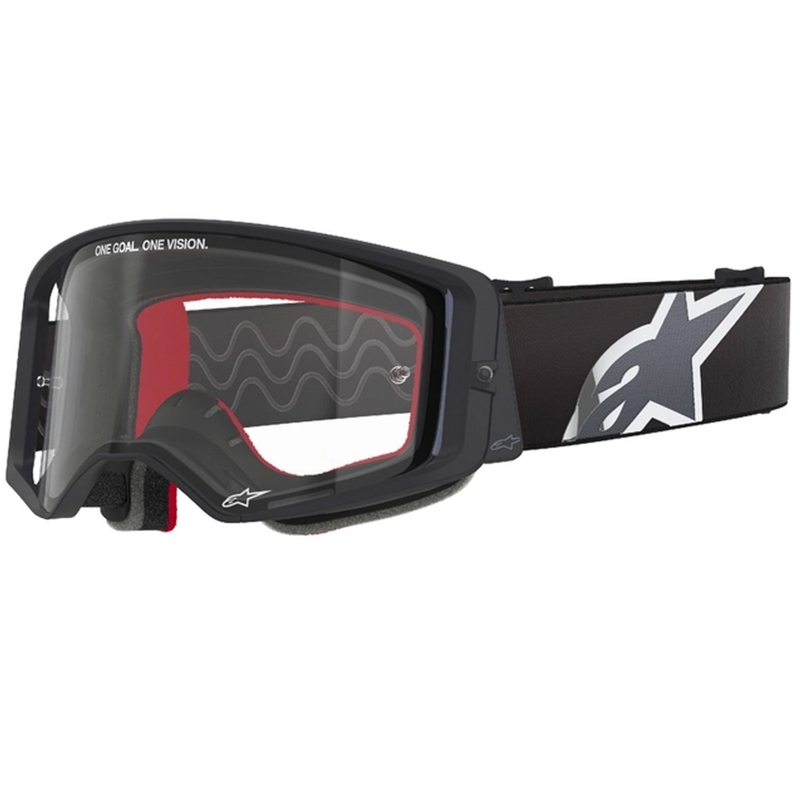 Alpinestars Supertech Corp motocross naočale crno-sive s prozirnim staklima