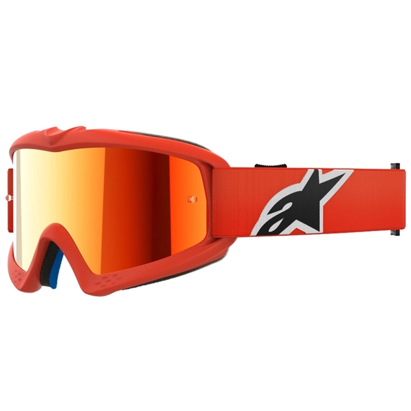 Alpinestars Vision Youth Corp dječje naočale za motocross narančaste sa zrcalnom crvenom lećom
