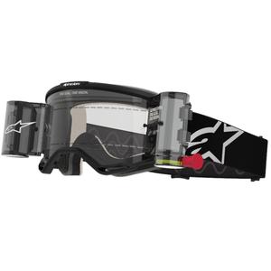 Alpinestars Vision 5 Corp ROLL-OFF Wide Vision motocross naočale crne s prozirnim staklima