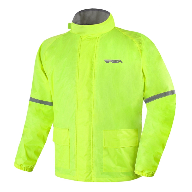 Motociklističke kišne jakne RSA Insta fluo žute boje rasprodaja