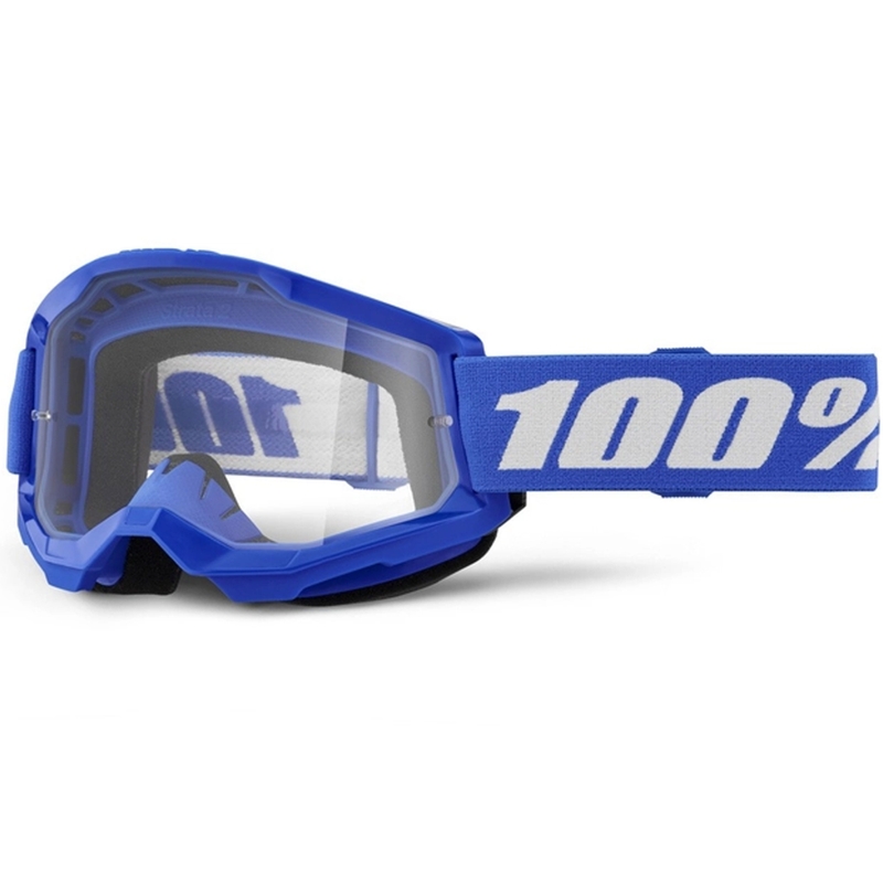 Naočale za motocross 100% STRATA 2 New Blue (prozirni pleksiglas)