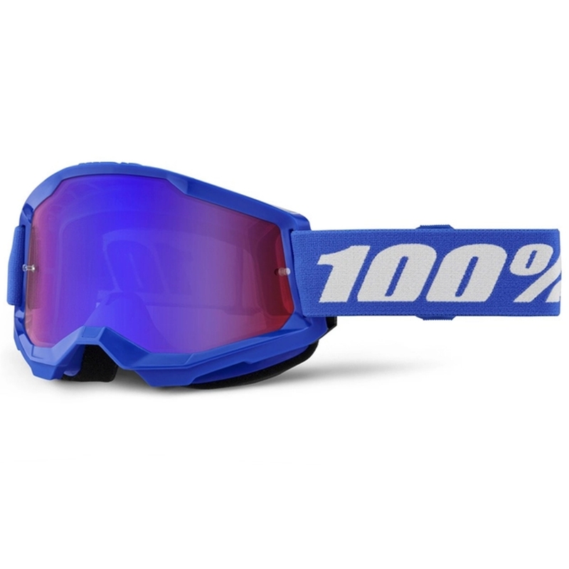 Naočale za motocross 100% STRATA 2 New blue (crveno-plavi pleksiglas)