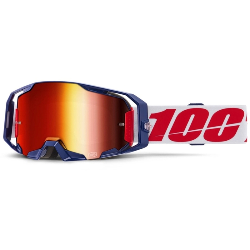Motocross naočale 100% ARmatic Mach Z s crvenim pleksiglasom