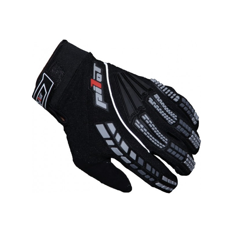 Dječje rukavice za motocross na motociklu Pilot crno-sive - II. kvaliteta