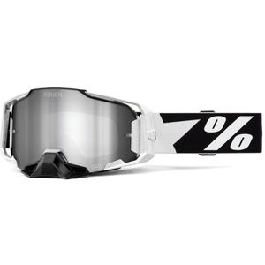 Naočale za motocross 100% - SAD ARMEGA Renen srebrni pleksiglas