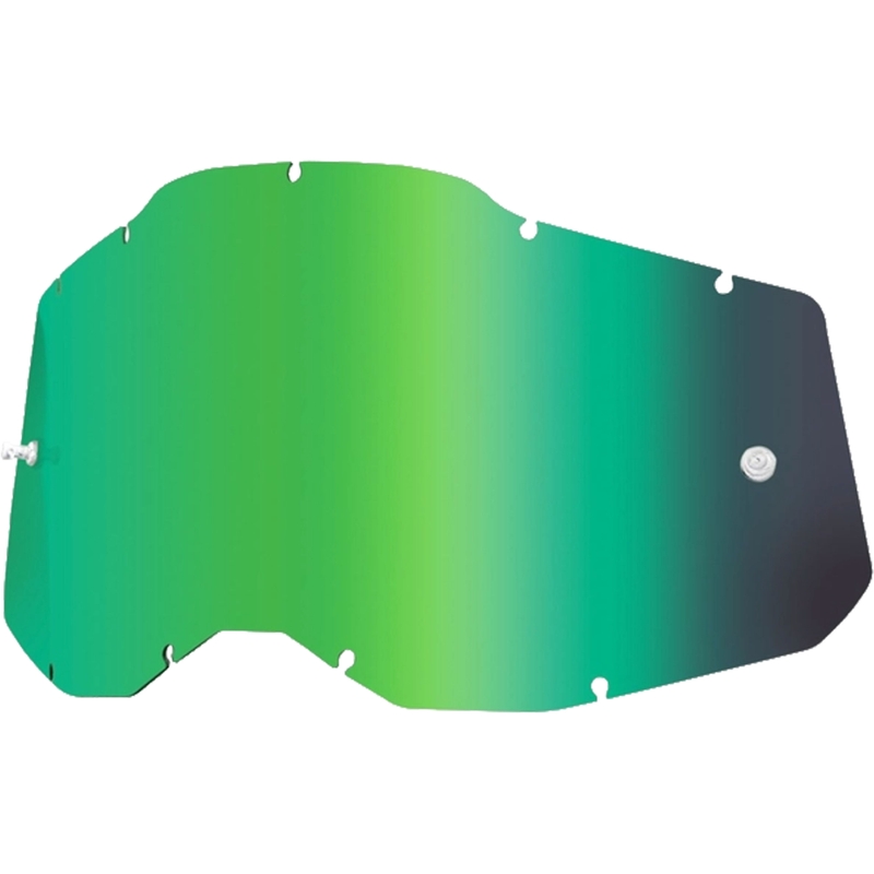 Pleksiglas 100% Racecraft 2/Accuri 2/Strata 2 zeleno ogledalo (protiv magljenja)