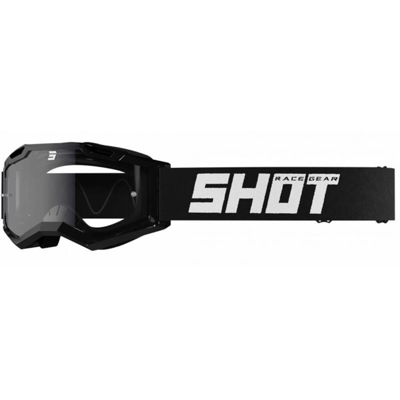 Shot Assault 2.0 Solid Enduro motocross naočale crne boje