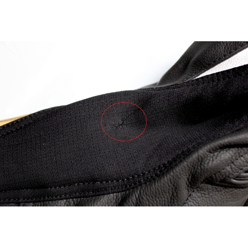 Ženska jakna Street Racer Kiara crno-bijelo-zlatna - II. kvaliteta