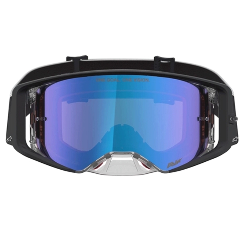 Alpinestars Supertech Atrox motocross naočale crno-srebrne