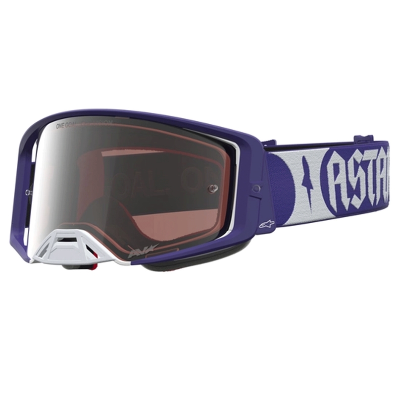 Alpinestars Supertech Atrox motocross naočale plavo-bijele