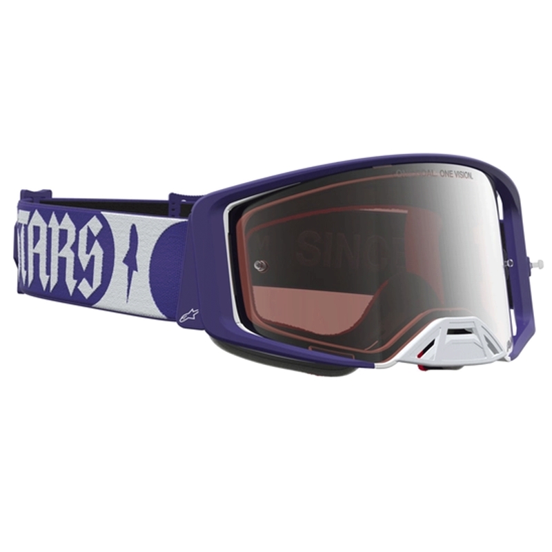 Alpinestars Supertech Atrox motocross naočale plavo-bijele