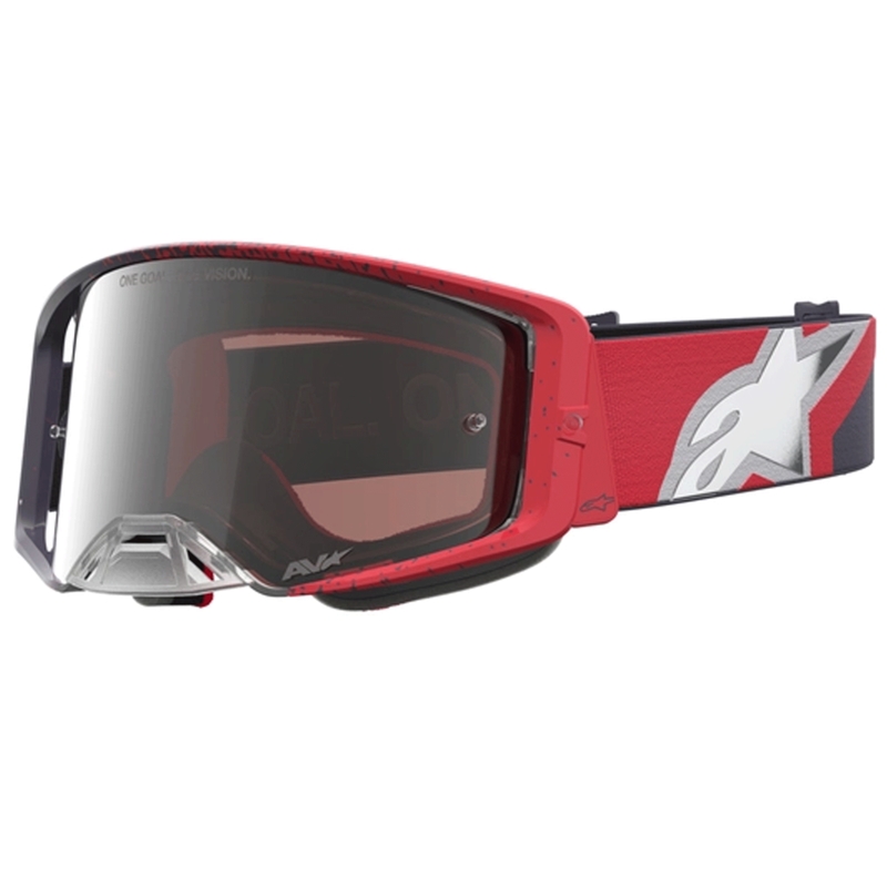 Alpinestars Supertech motokros naočale crno-crvene
