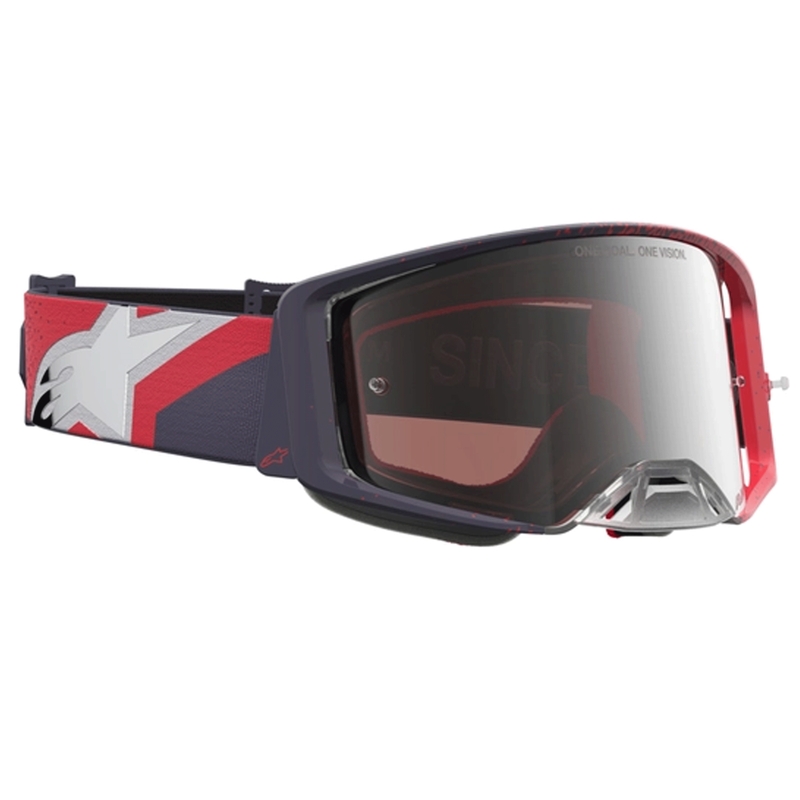 Alpinestars Supertech motokros naočale crno-crvene