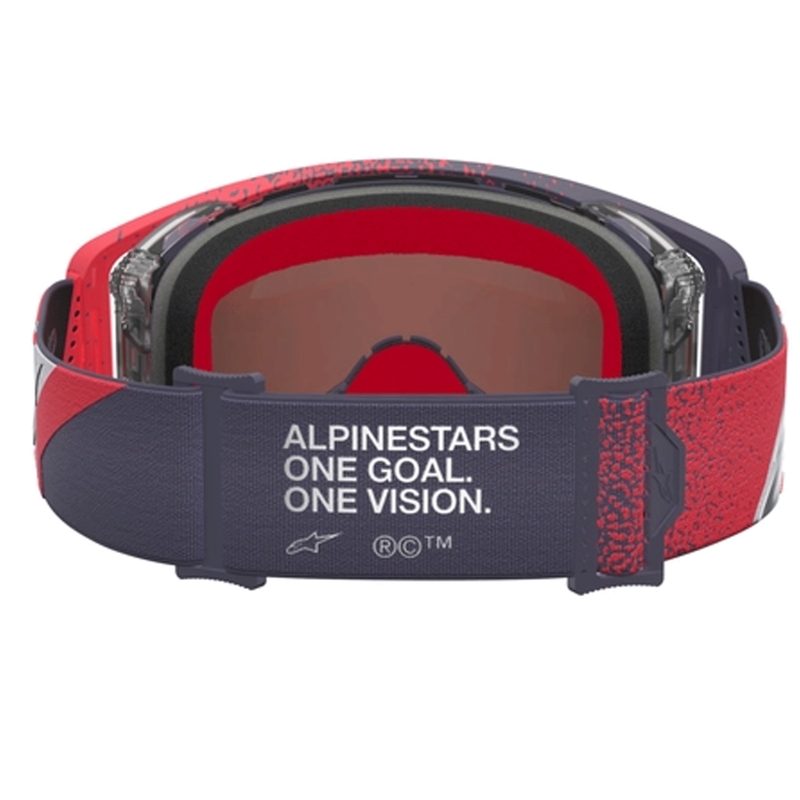 Alpinestars Supertech motokros naočale crno-crvene