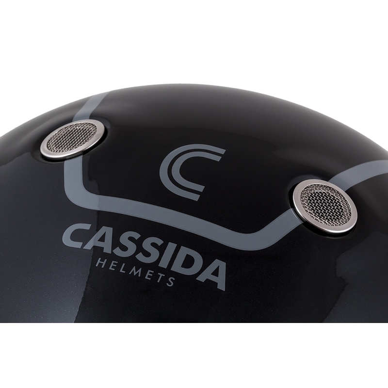 Cassida Fibre Jawa Sport integralna motociklistička kaciga crno-srebrno-crvena 2 - II. kvaliteta