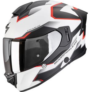 Scorpion EXO-530 Air Clip integralna motociklistička kaciga mat bijelo-crno-crvena - II. kvaliteta