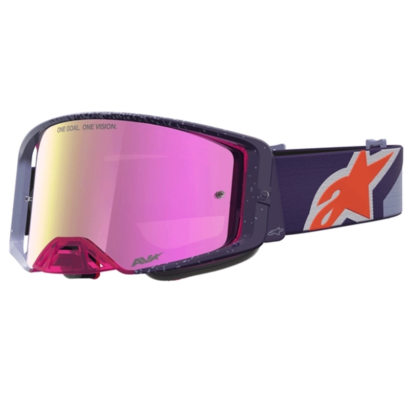 Alpinestars Supertech Hiten motokros naočale ljubičasto-crvene