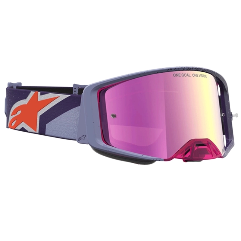 Alpinestars Supertech Hiten motokros naočale ljubičasto-crvene