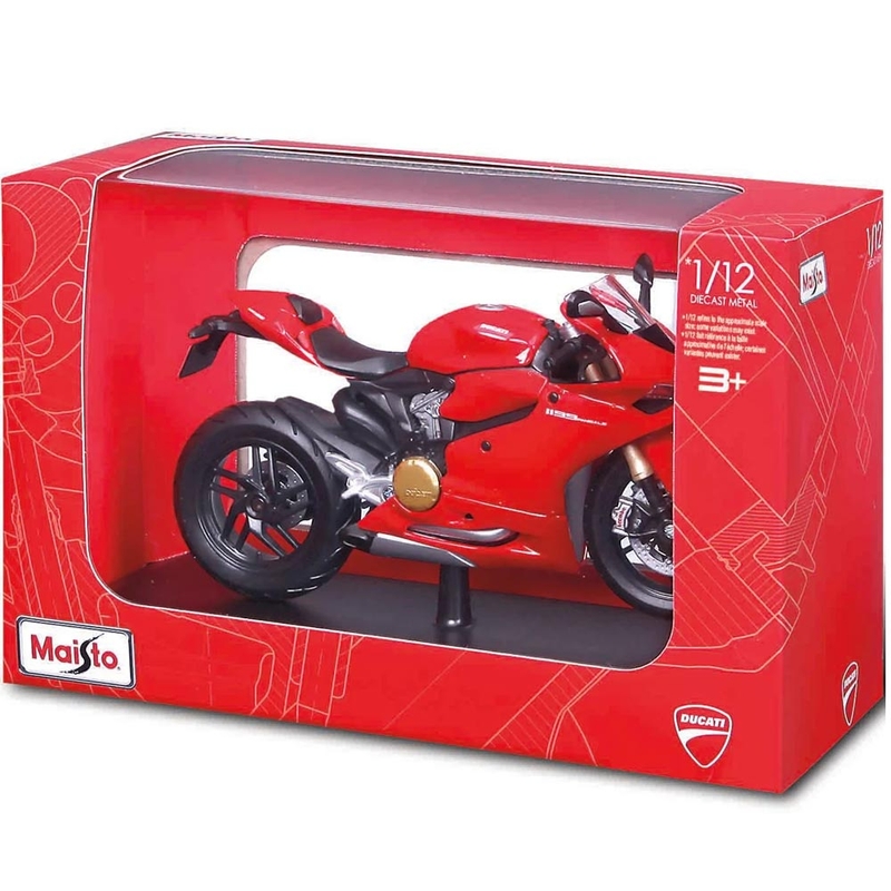 Maisto Ducati 1199 Panigale model motocikla 1:12 crveni
