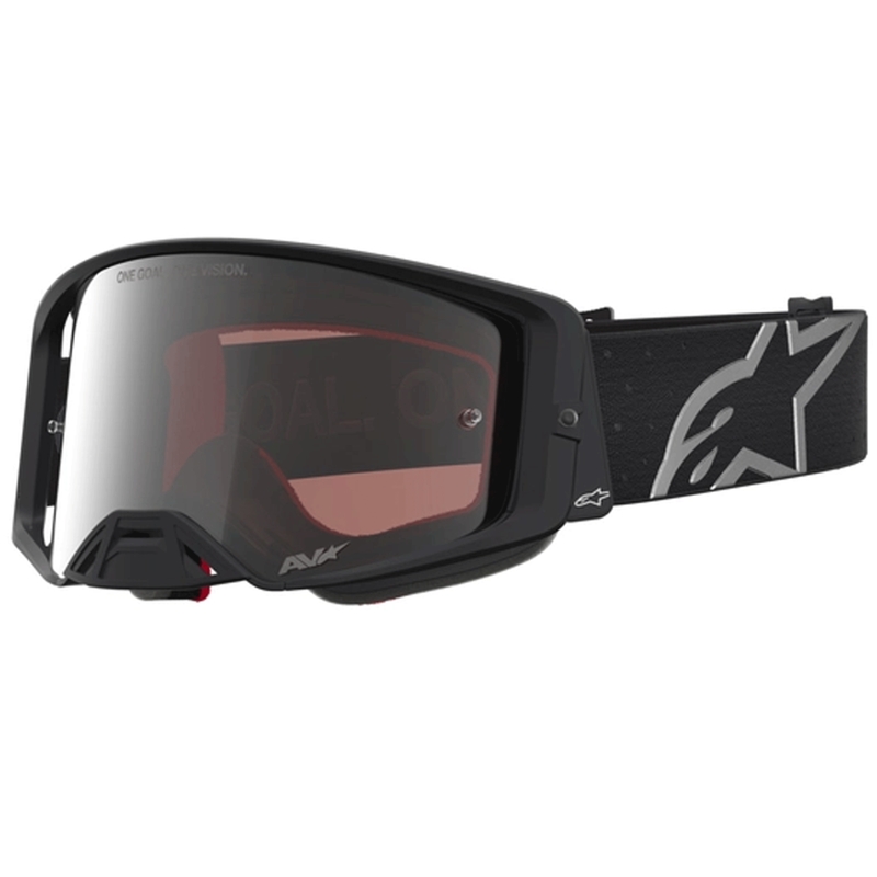 Alpinestars Supertech Vesta motokros naočale mat crno-srebrne