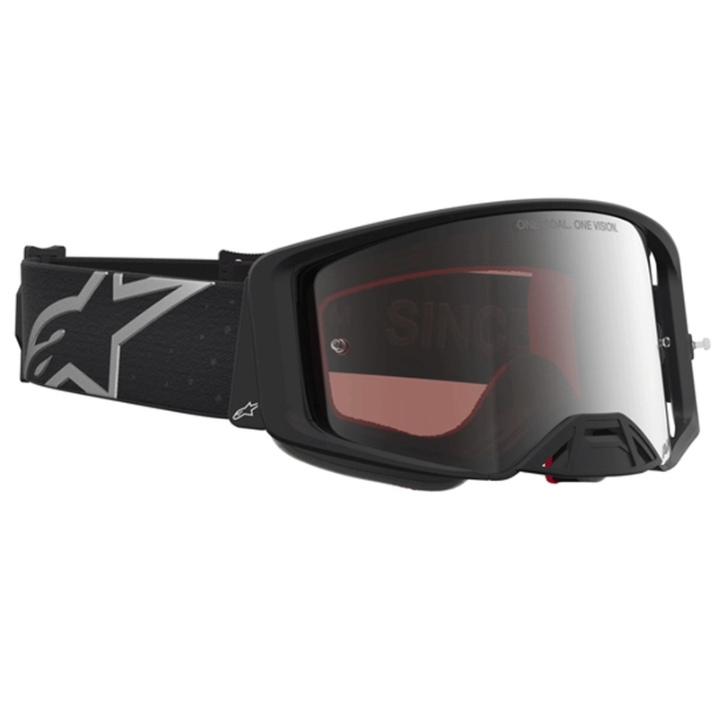Alpinestars Supertech Vesta motokros naočale mat crno-srebrne