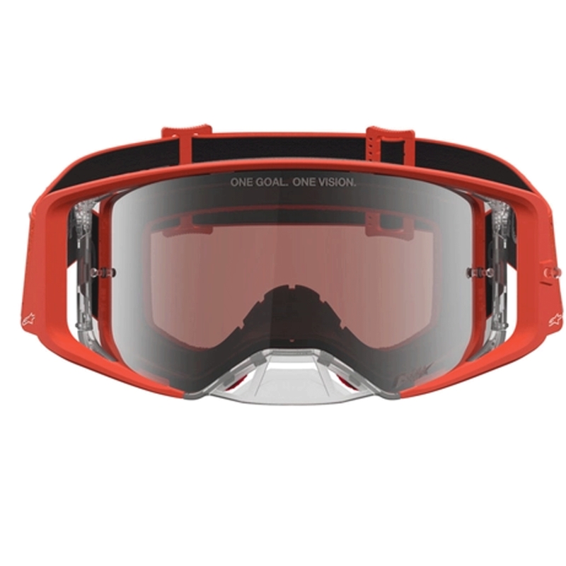 Alpinestars Supertech Vesta narančasto-srebrne motokros naočale