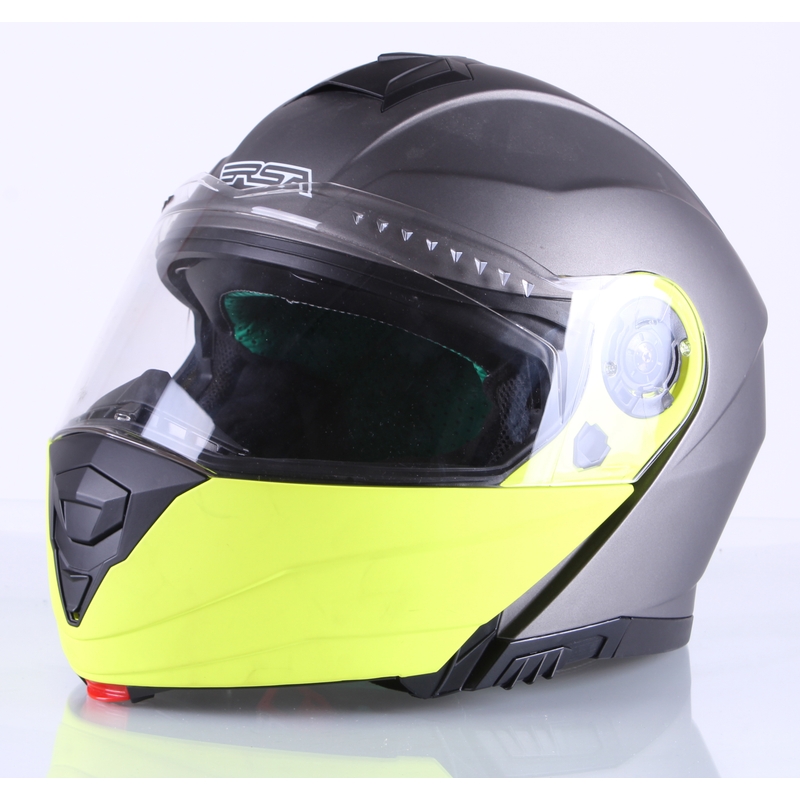 RSA Titanos preklopna motociklistička kaciga sivo-fluo žuta rasprodaja