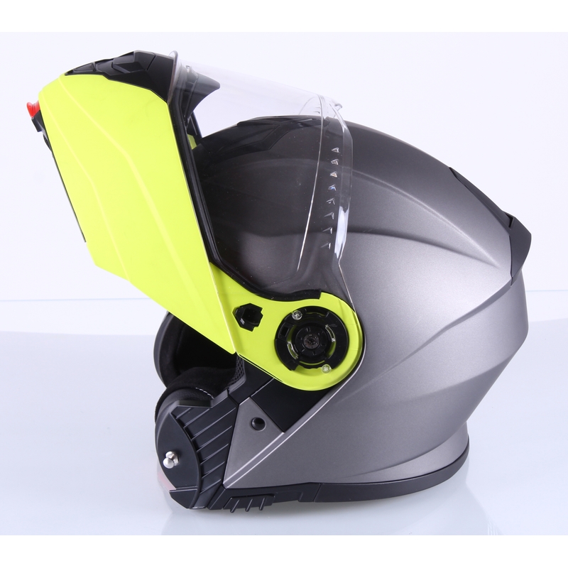 RSA Titanos preklopna motociklistička kaciga sivo-fluo žuta rasprodaja