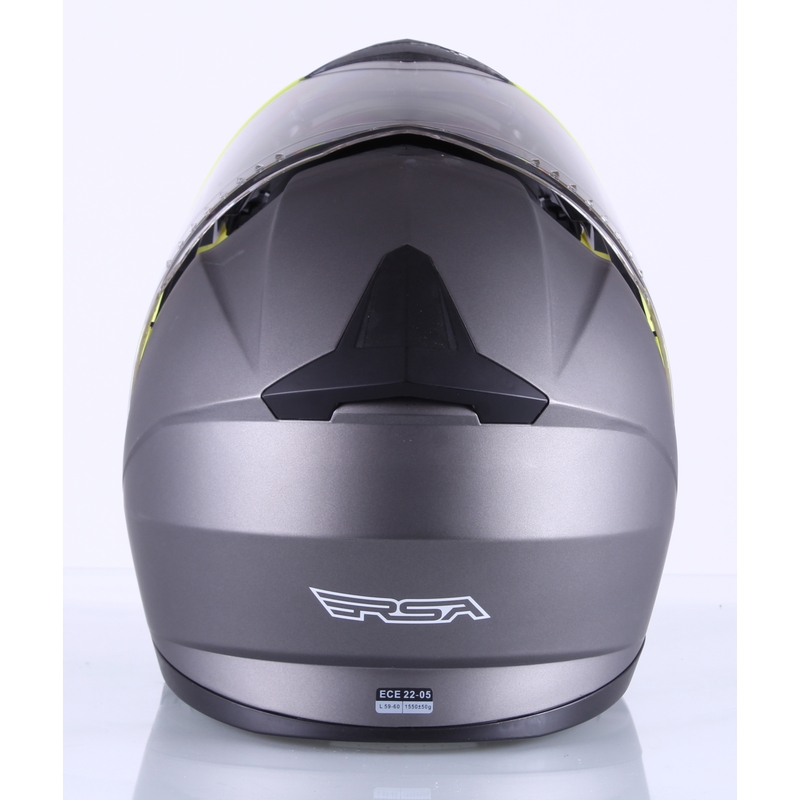 RSA Titanos preklopna motociklistička kaciga sivo-fluo žuta rasprodaja