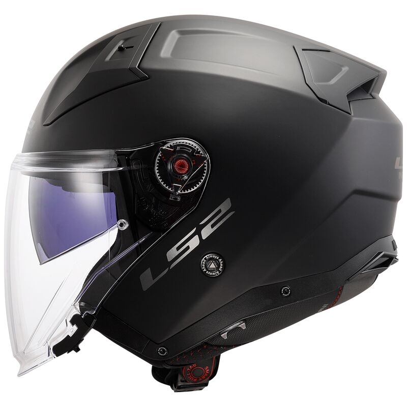 Otevřená helma na motorku LS2 OF603 Infinity II Solid černá matná - II. jakost