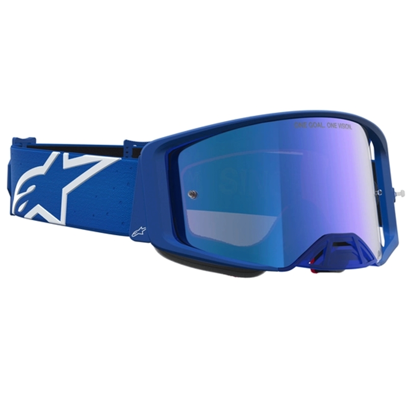 Alpinestars Supertech Vesta plavo-bijele motokros naočale
