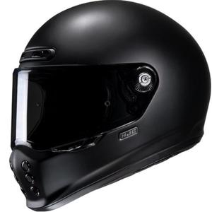 Integralna motociklistička kaciga HJC V10 Solid, polu-ravna, crna 3 - II. kvaliteta