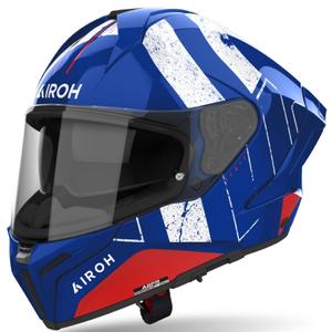Integralna motociklistička kaciga Airoh MATRYX Scope plavo-crvena