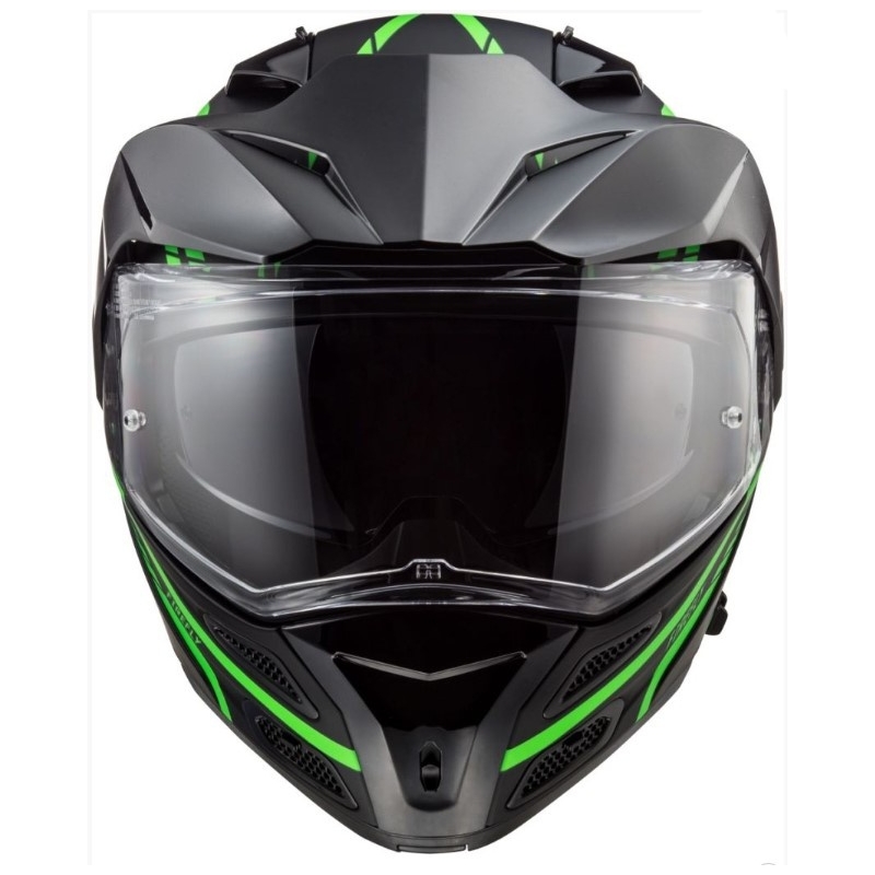 Kaciga na preklop LS2 FF324 Metro EVO Firefly crno-fluo zelena
