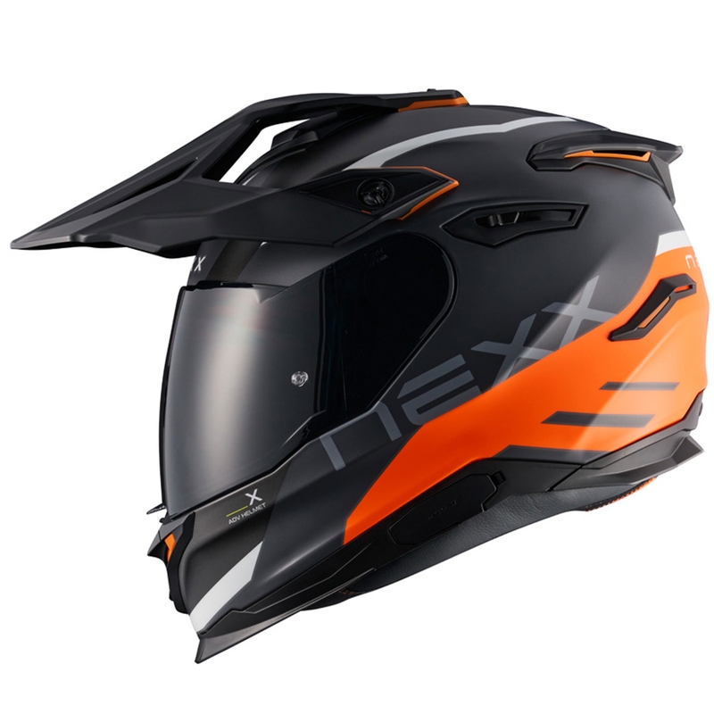 Enduro moto kaciga NEXX Y.TRAVL Quest mat narančasta - II. kvaliteta rasprodaja