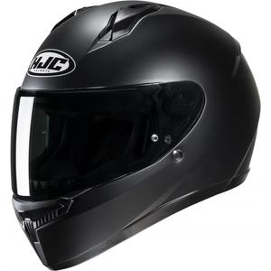 HJC C10 Solid polu-ravna full face motociklistička kaciga crna - II. kvaliteta
