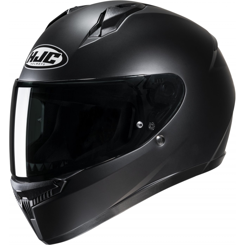 HJC C10 Solid polu-ravna full face motociklistička kaciga crna - II. kvaliteta