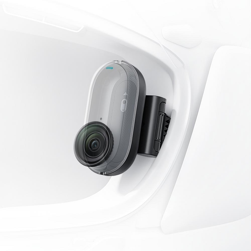 Insta360 GO 3S akcijska kamera za motocikl u kacigi, crna