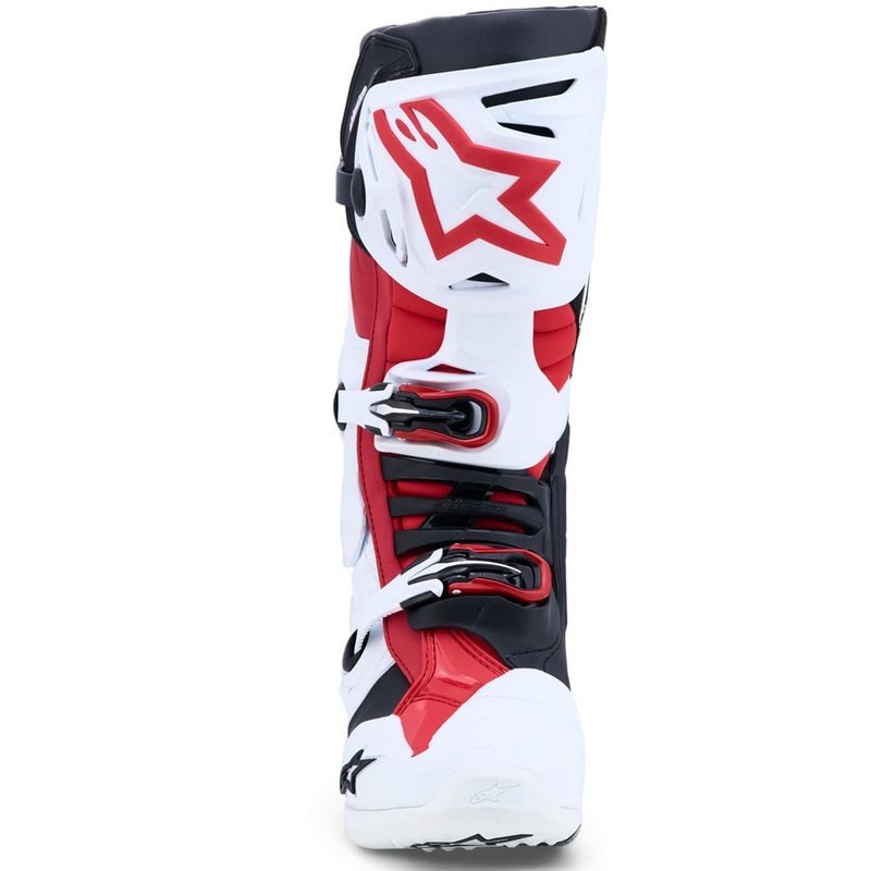 Alpinestars TECH 10 motokros čizme bijelo-crno-crvene