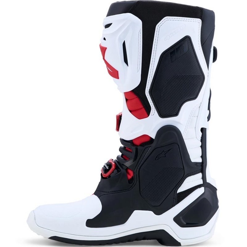 Alpinestars TECH 10 motokros čizme bijelo-crno-crvene