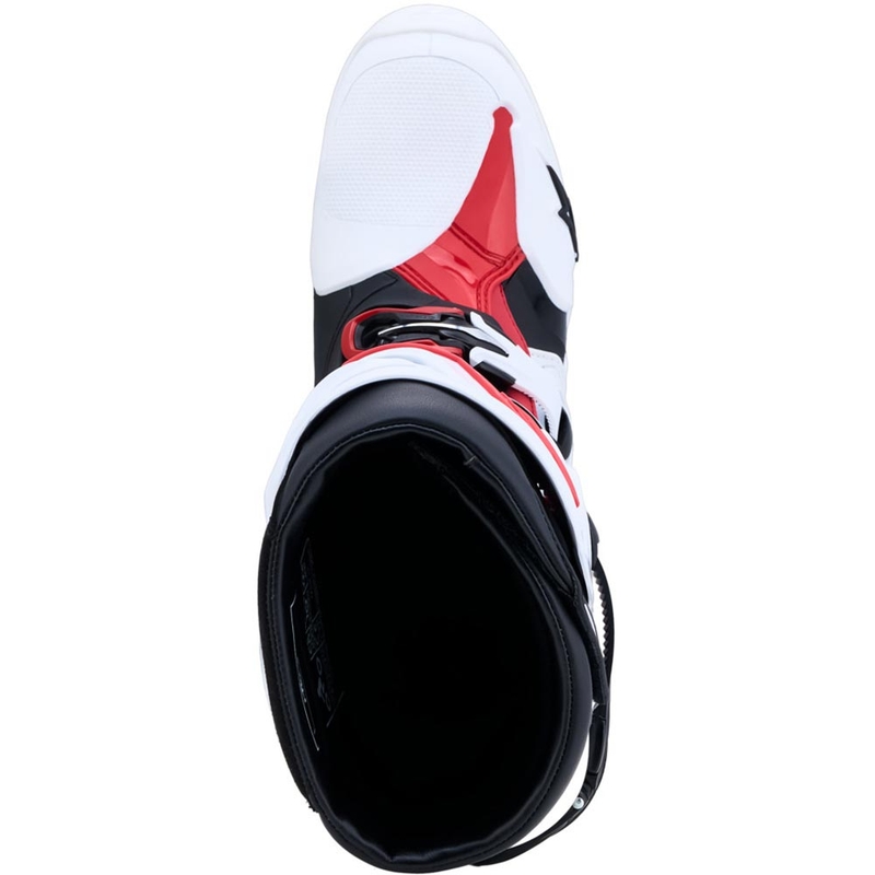 Alpinestars TECH 10 motokros čizme bijelo-crno-crvene