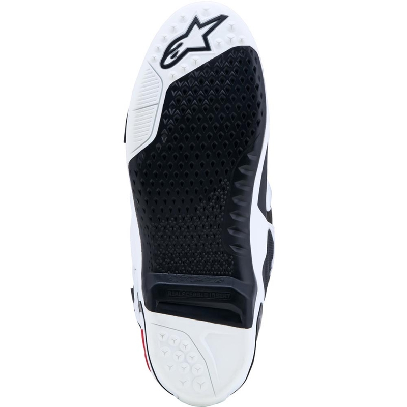 Alpinestars TECH 10 motokros čizme bijelo-crno-crvene