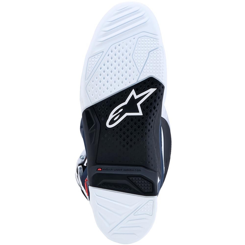 Alpinestars TECH 7 motokros čizme ljubičasto-bijelo-tamnoplavo-fluo crvene