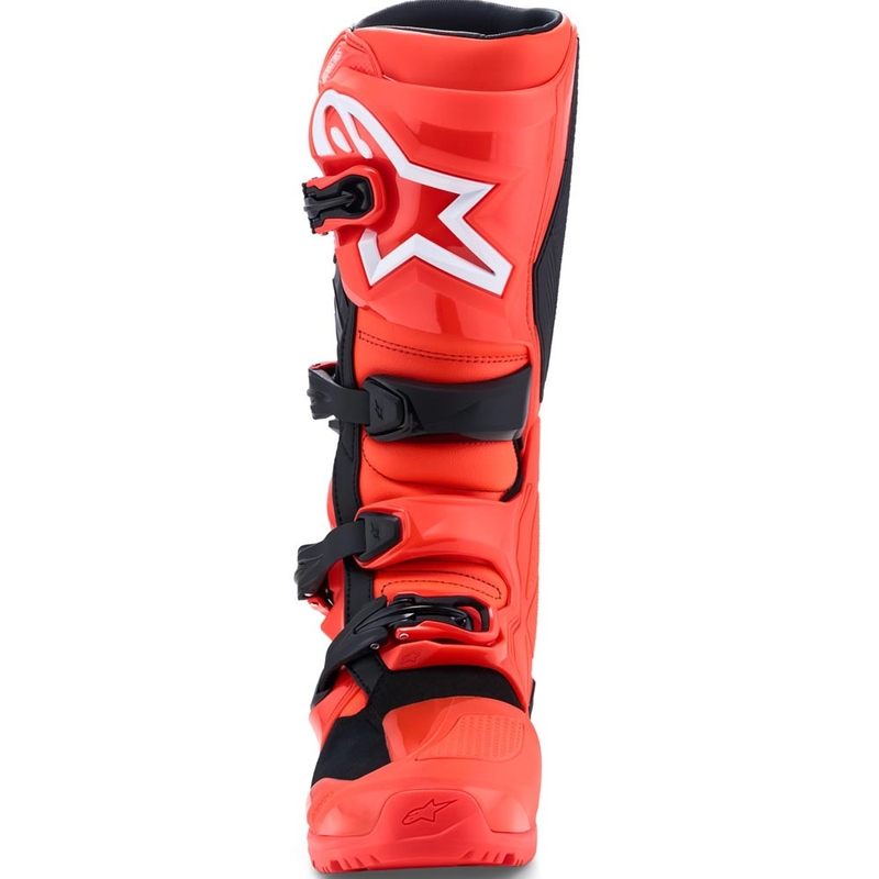 Alpinestars TECH 7 Enduro motociklističke čizme fluo crveno-crne
