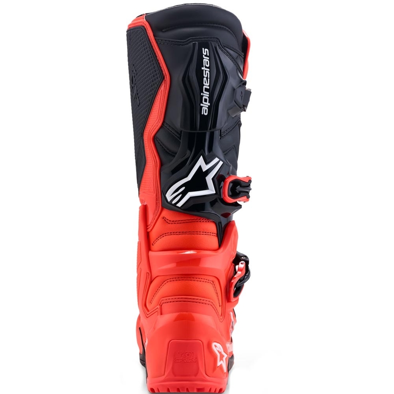 Alpinestars TECH 7 Enduro motociklističke čizme fluo crveno-crne