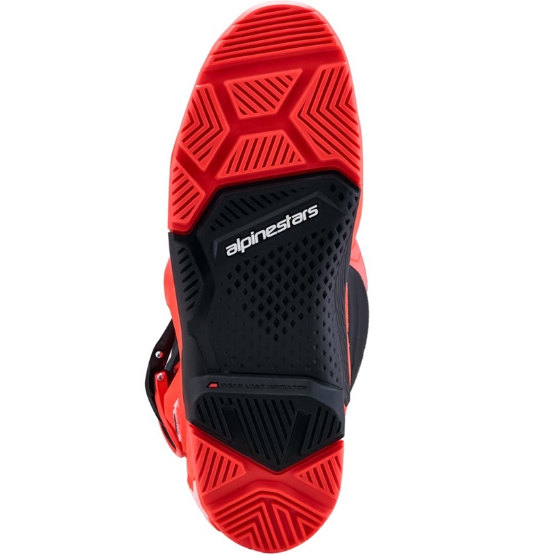Alpinestars TECH 7 Enduro motociklističke čizme fluo crveno-crne