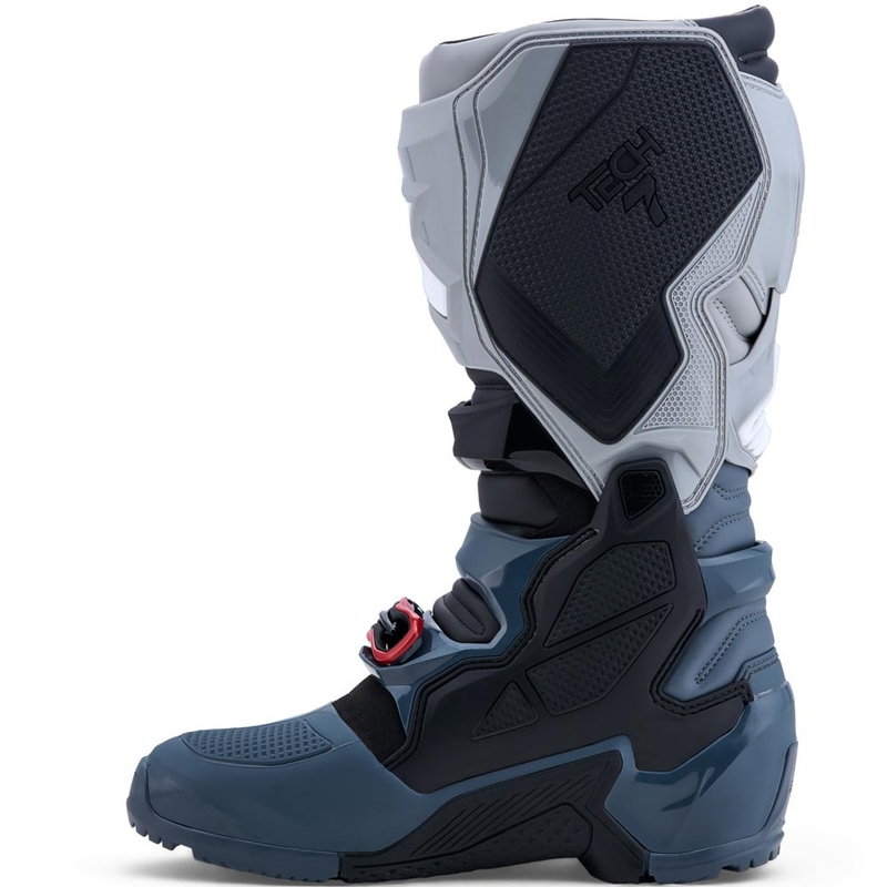 Alpinestars TECH 7 Enduro Drystar motociklističke čizme tamno sive-svijetlo sive-crvene