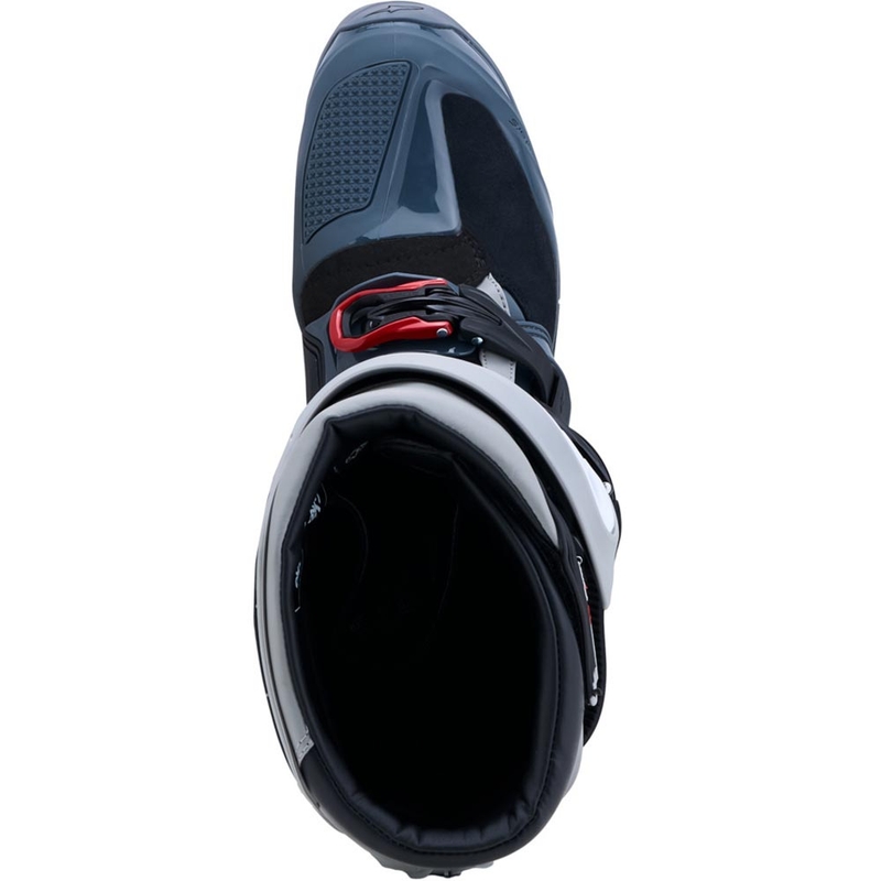 Alpinestars TECH 7 Enduro Drystar motociklističke čizme tamno sive-svijetlo sive-crvene