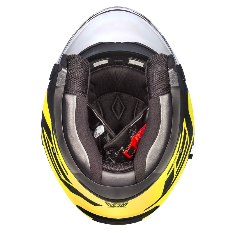 Otvorena motociklistička kaciga Cassida Jet Tech Corso crno-fluo žuta