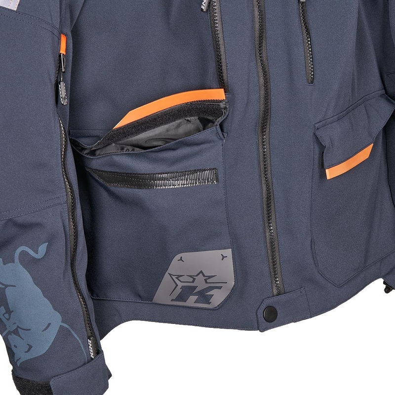 Motokros jakna KINI Red Bull EXC 2.0 antracit-bež